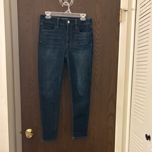 American Eagle Dark Wash High Rise Jeggings